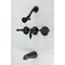 Kingston Brass ThreeHandle Tub and Shower Faucet, Oil Rubbed Bronze KB235AKL - alternate 2